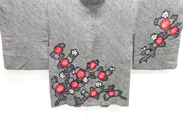 JAPANESE KIMONO / ANTIQUE HAORI / SILK / ALL SHIBORI / FLOWER